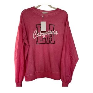 Pink sweatshirt One Size LA California